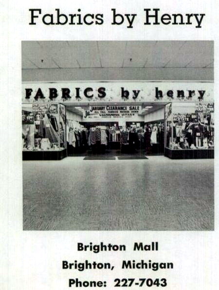 Brighton Mall - Fabrics By Henry 1973 (newer photo)